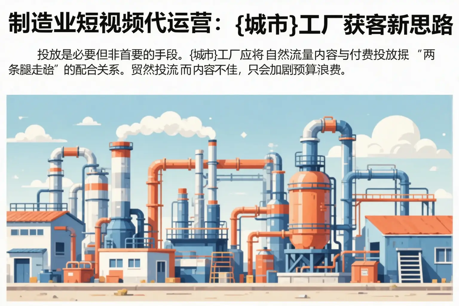 制造业短视频代运营：台州工厂获客新思路