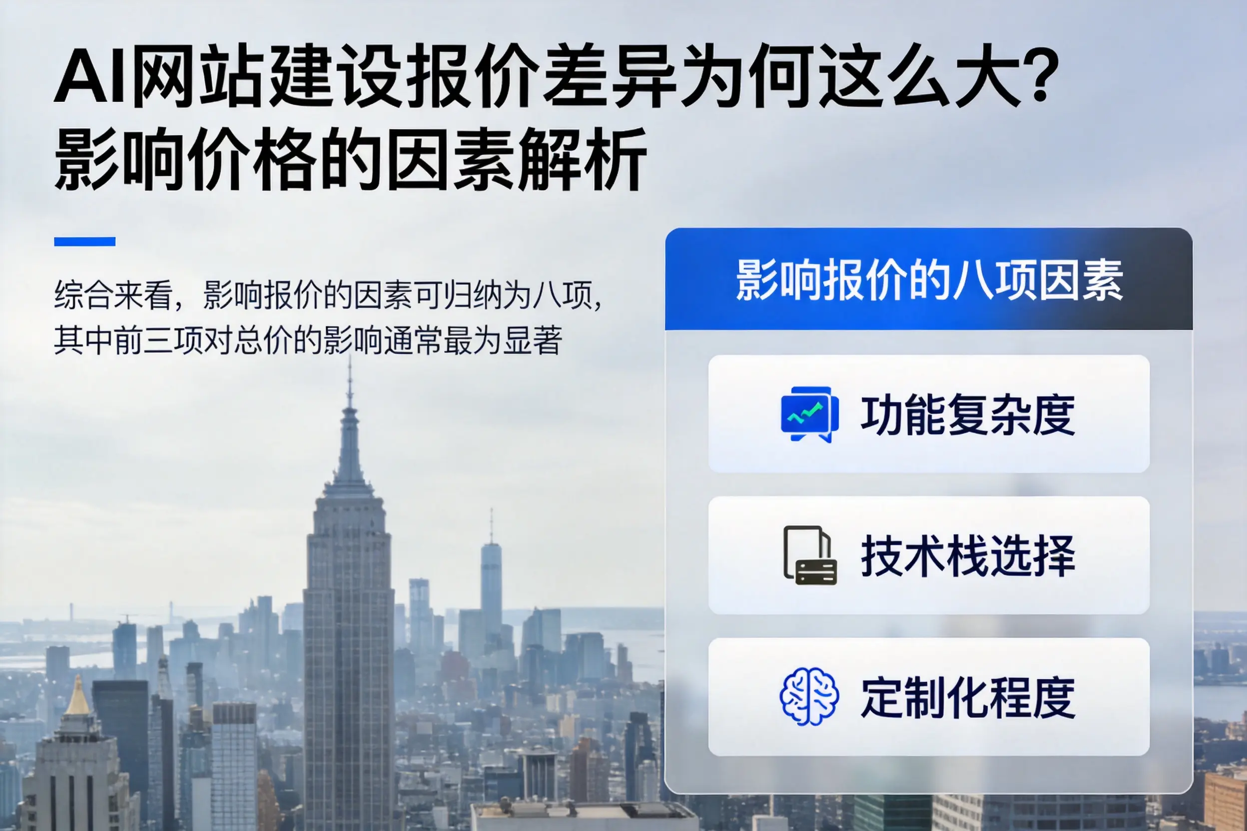 台州AI网站建设报价差异为何这么大？影响价格的因素解析