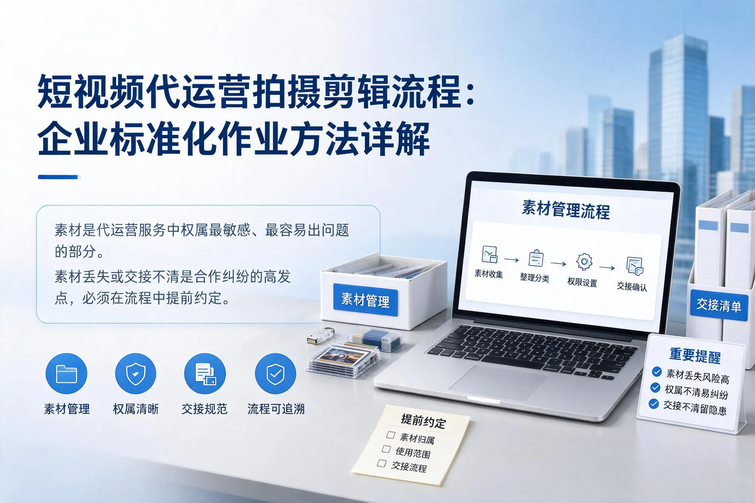 短视频代运营拍摄剪辑流程:台州企业标准化作业方法详解