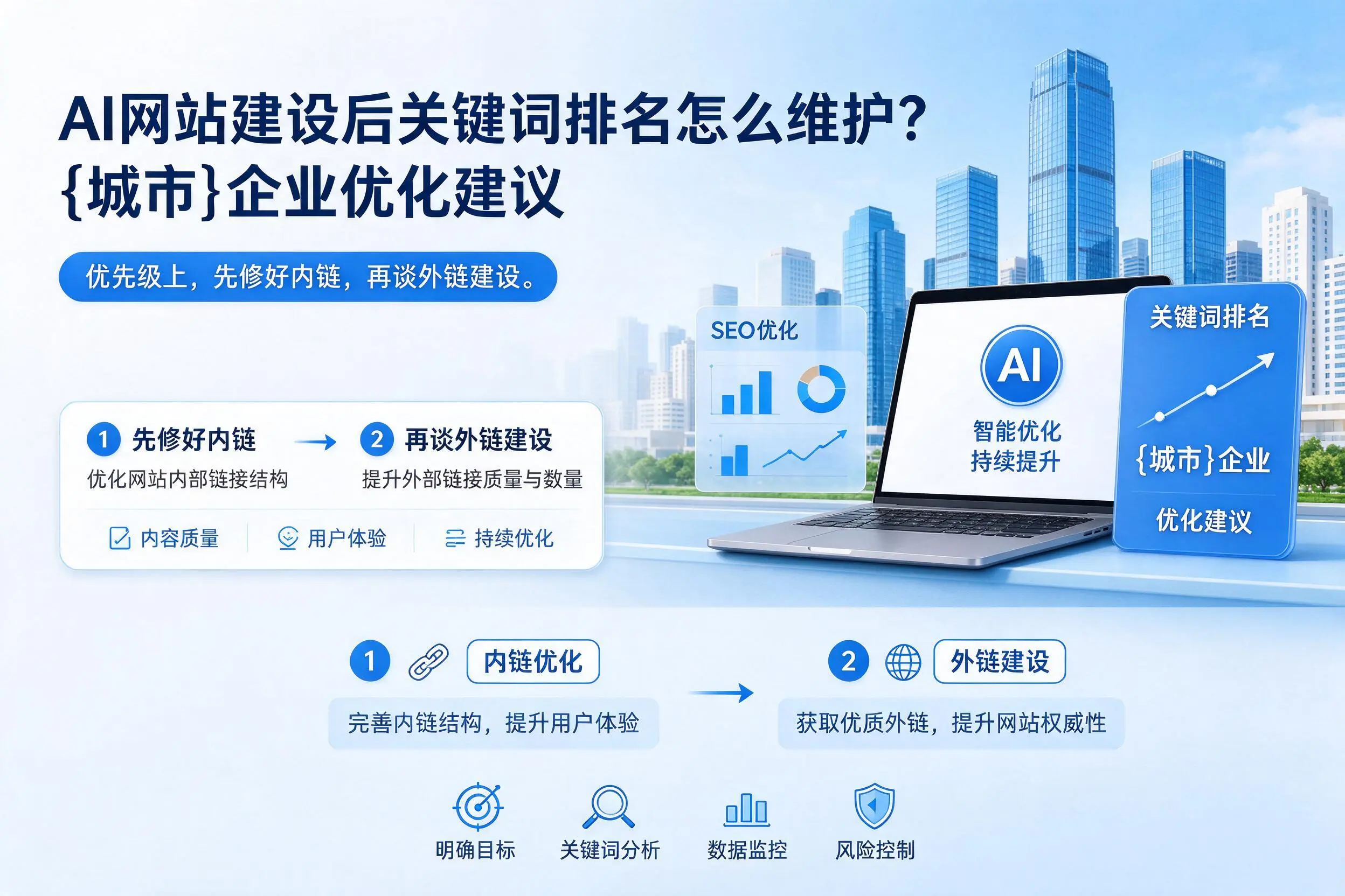 AI网站建设后关键词排名怎么维护?台州企业优化建议