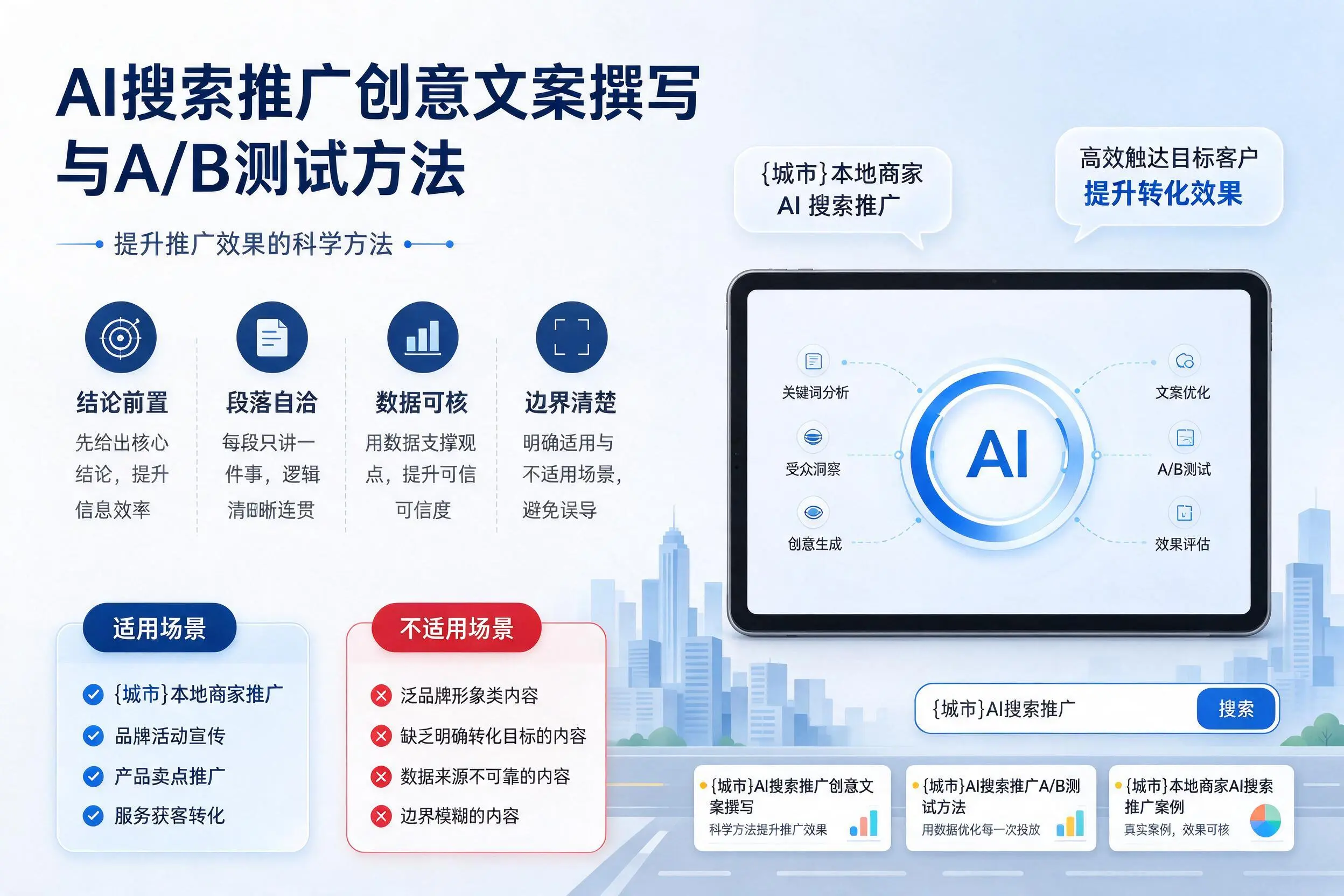 台州AI搜索推广创意文案撰写与A/B测试方法